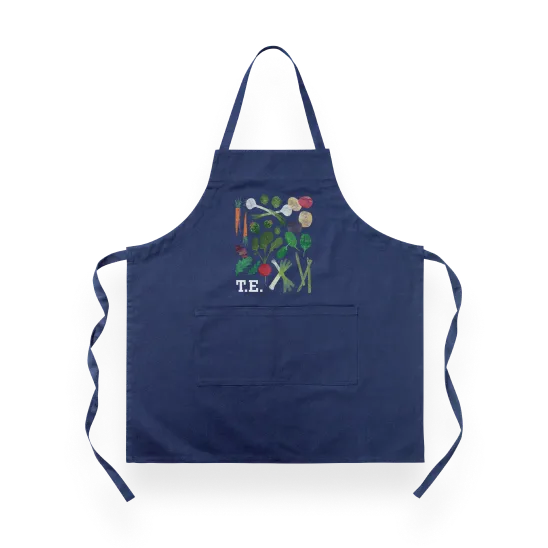 Navy apron